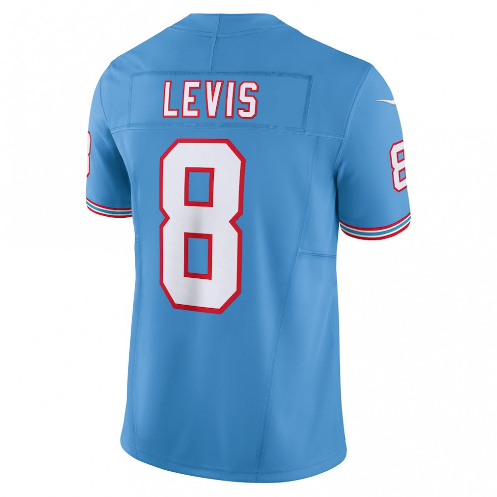 Will Levis Tennessee Titans Nike Alternate Oilers Throwback Vapor F.U.S.E. Limited Jersey - Light Blue-GridironStore